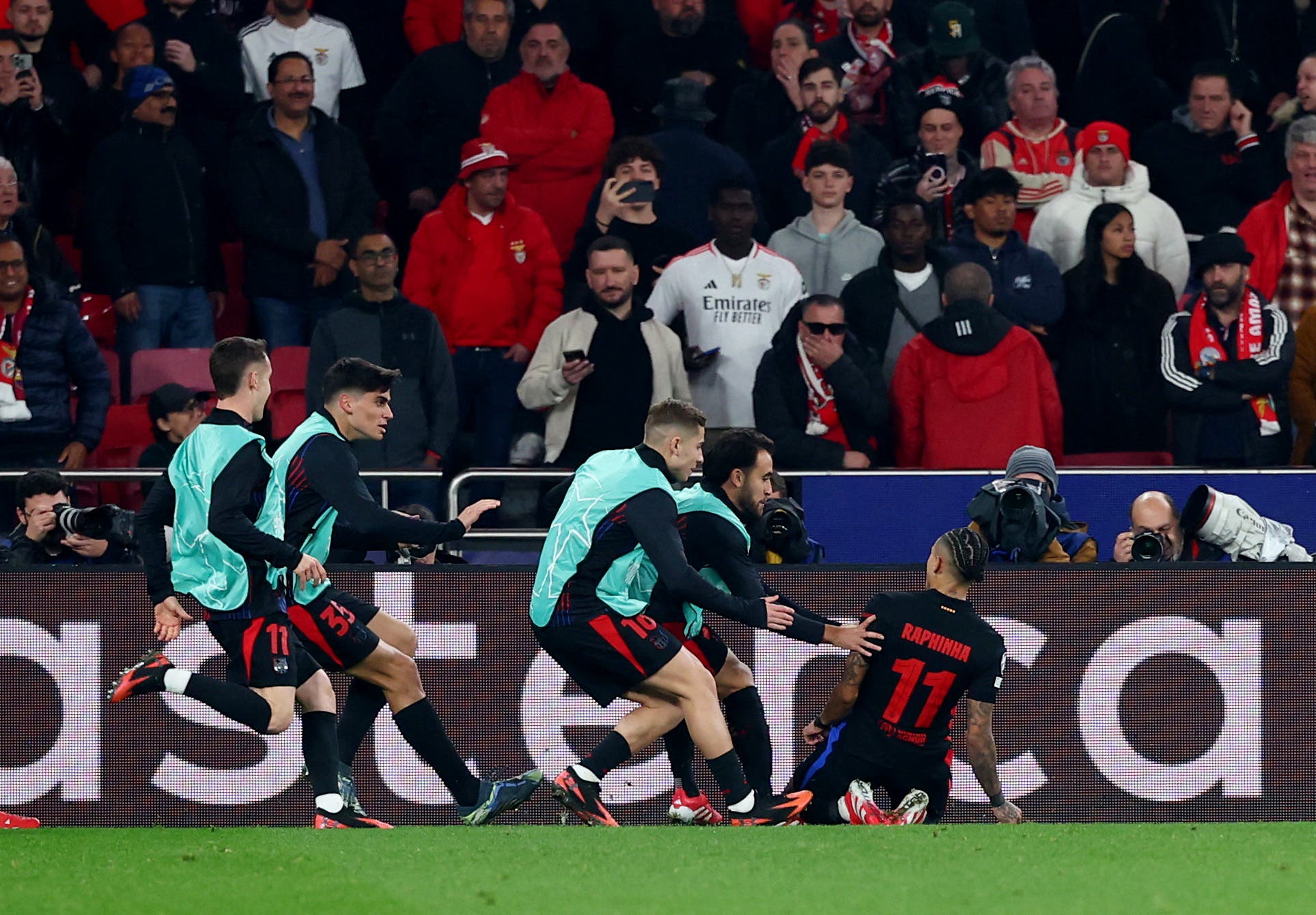 FC Barcelona vs Benfica en octavos de final de la UEFA Champions League