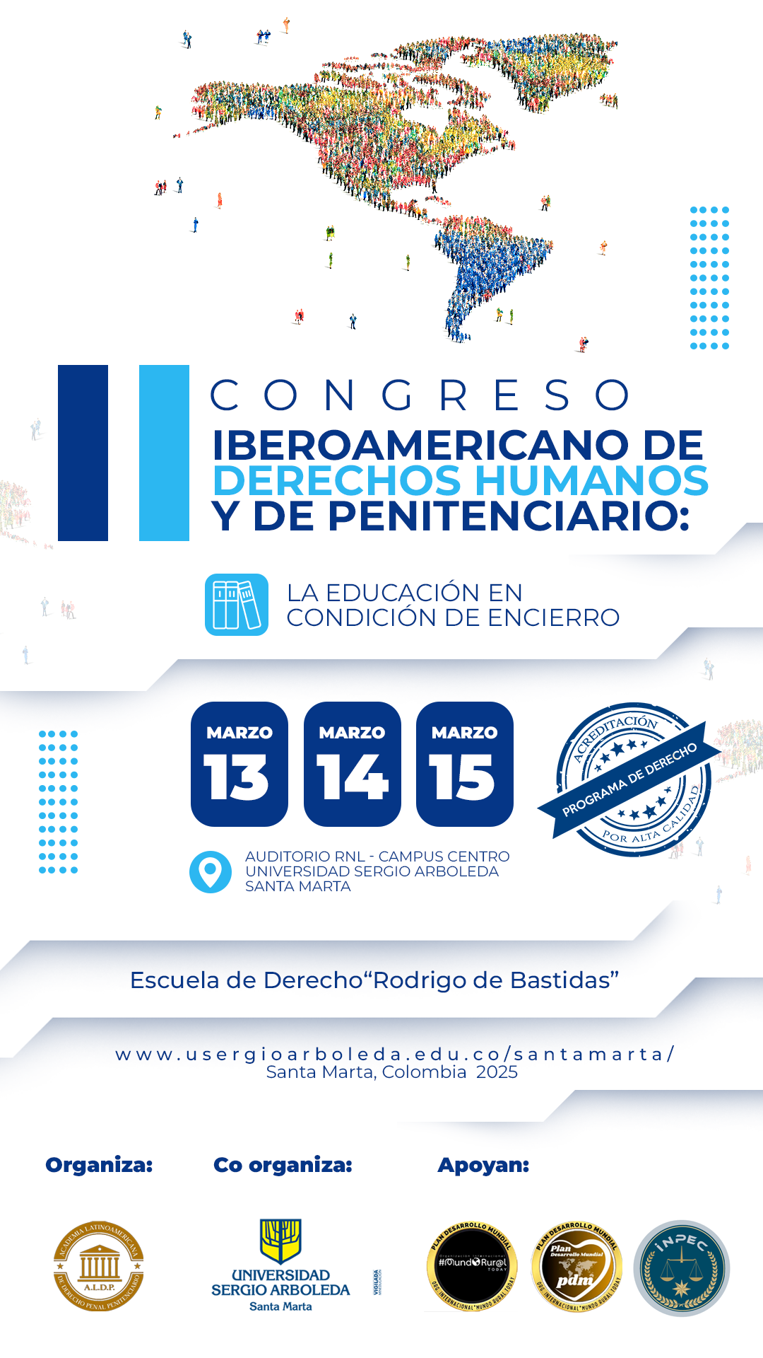 Santa Marta será sede del Congreso Iberoamericano de Derechos Humanos y Penitenciario