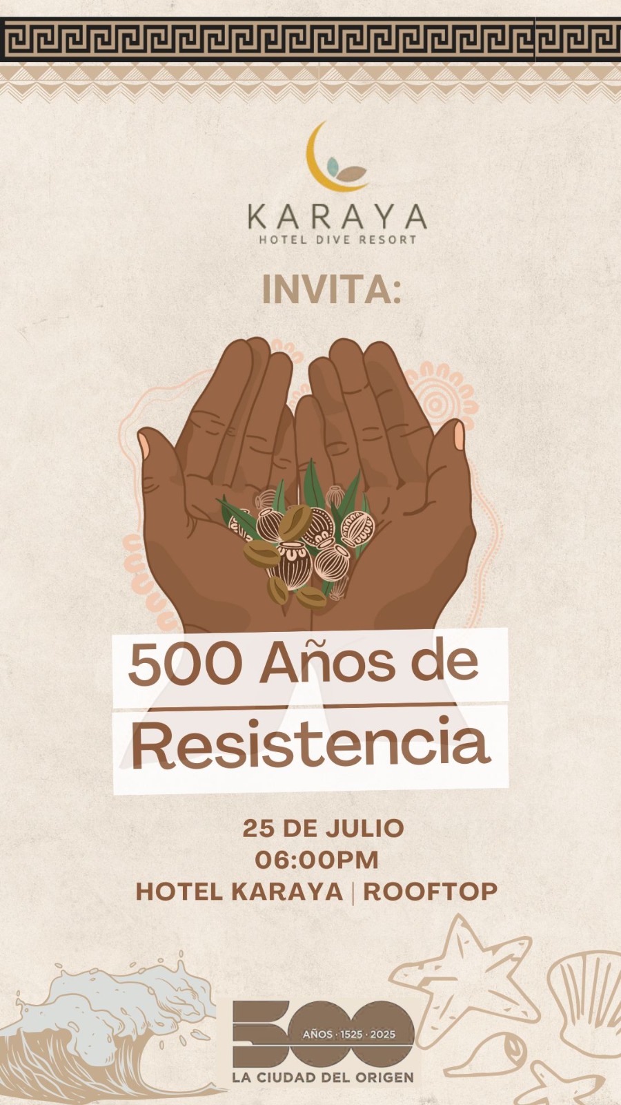 Hotel Karaya Rinde homenaje a santa Marta en sus 500 años, con un viaje gastronómico. Este viernes 25 de julio desde las 6:00pm.