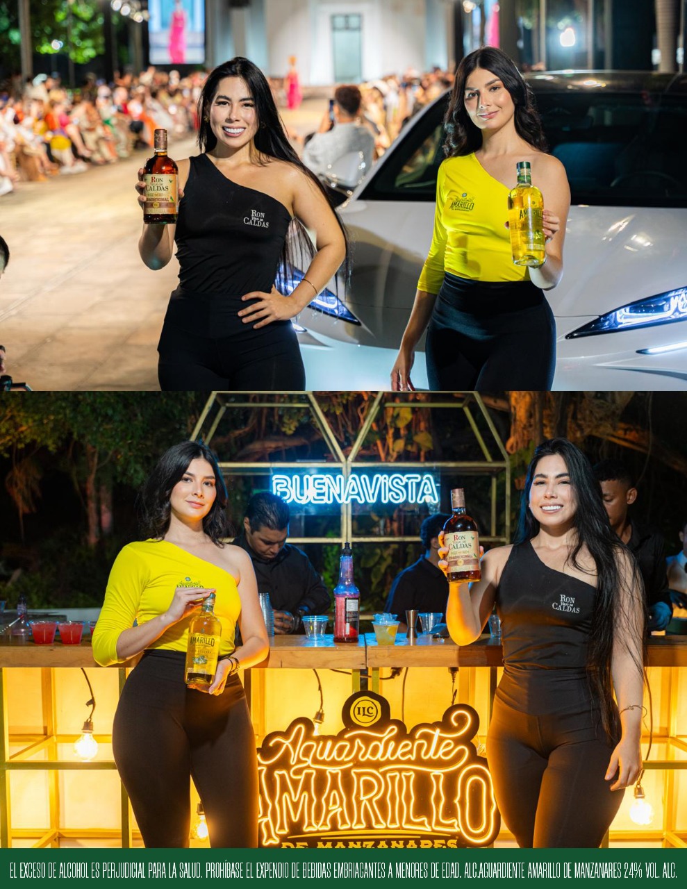 Aguardiente Amarillo de Manzanares sin azúcar y Ron Viejo de Caldas. Los tragos triunfadores en los 500 años de Santa Marta y las fiestas del Mar.