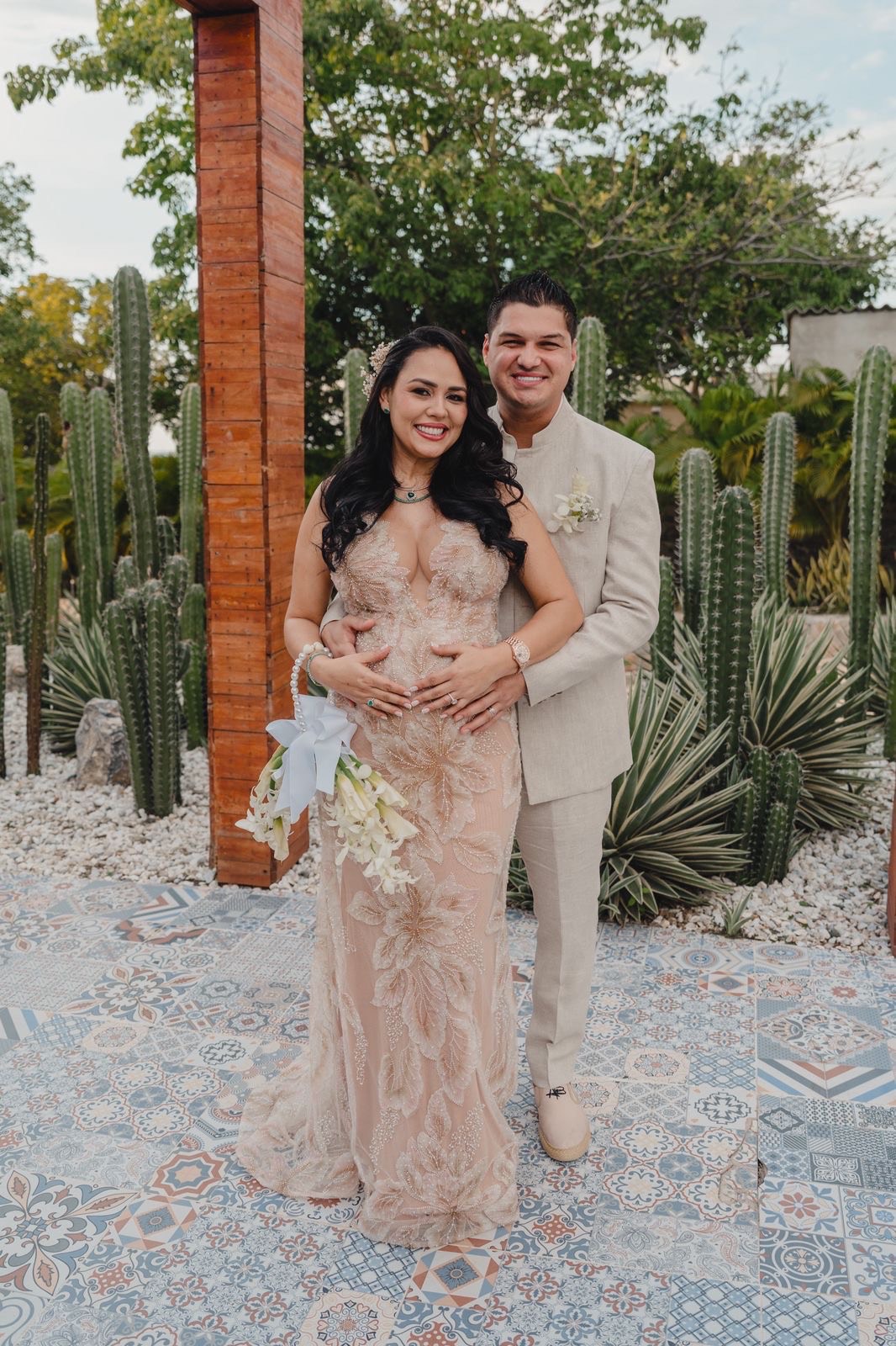 Elder Dayán y Milena Robayo renovaron sus votos en Santa Marta 