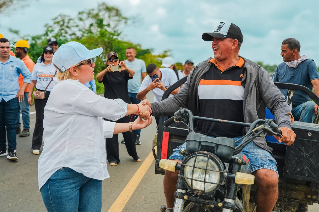 ¡Vía Apure–Chibolo no la frena nadie!, con el 78 % de la obra, la Gobernadora Margarita Guerra supervisó otro importante Resultado de los Gobiernos Populares del Magdalena