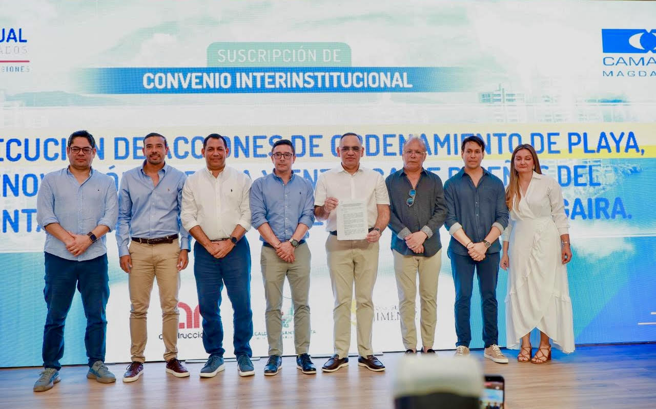  CAMACOL MAGDALENA Y ALCALDÍA DE SANTA MARTA, FIRMAN CONVENIOS DE INFRAESTRUCTURA Y SANEAMIENTO QUE BENEFICIAN A MÁS DE  17.700 HABITANTES