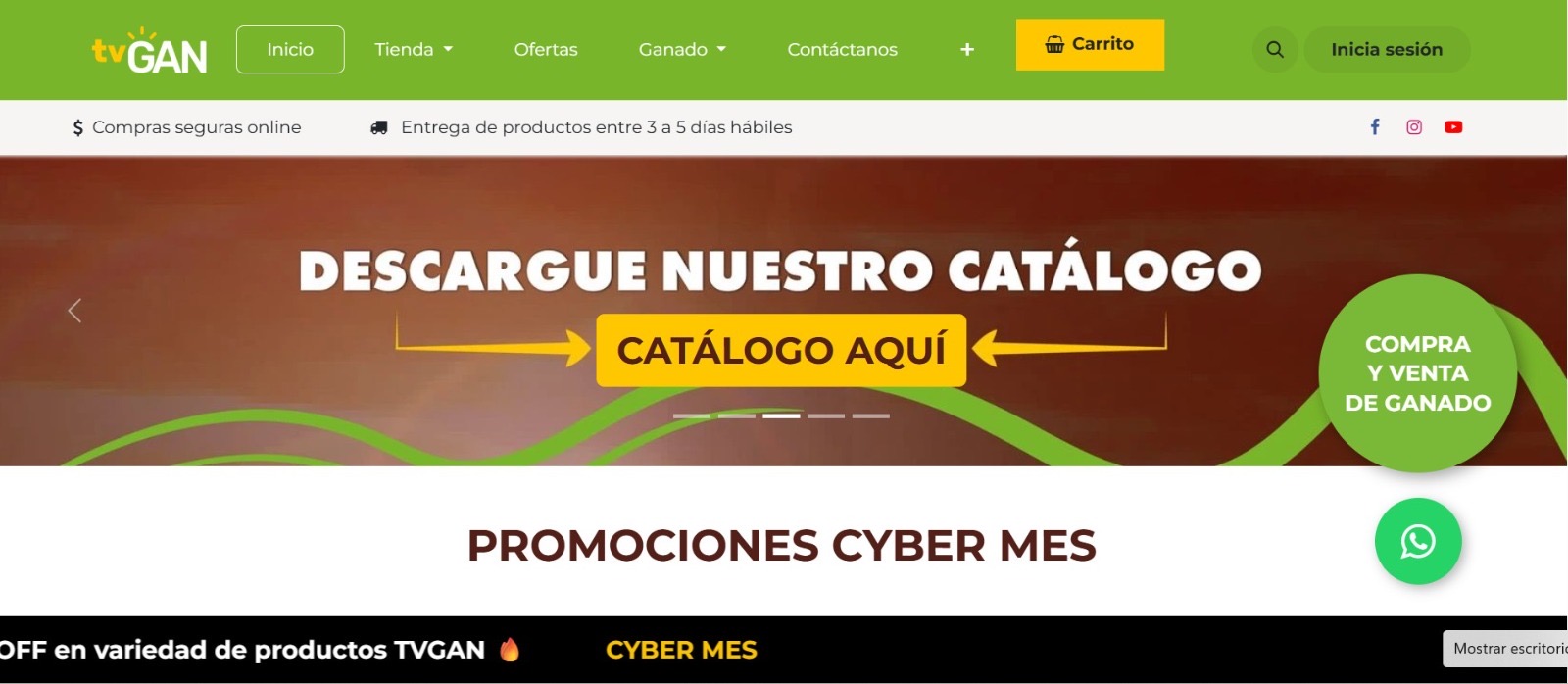 TVGÁN relanza plataforma web y fortalece su apuesta por la digitalización del sector ganadero