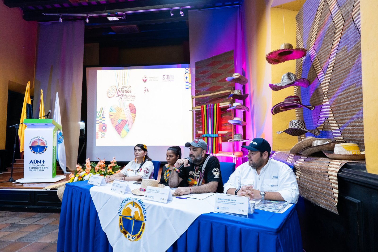 UNIMAGDALENA presentó la sexta edición de la Feria Caribe Artesanal: ‘Hilar el alma, tallar la memoria’