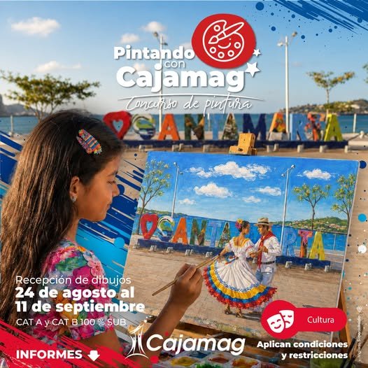 🎨💙 Inspírate y participa en “Pintando con Cajamag”